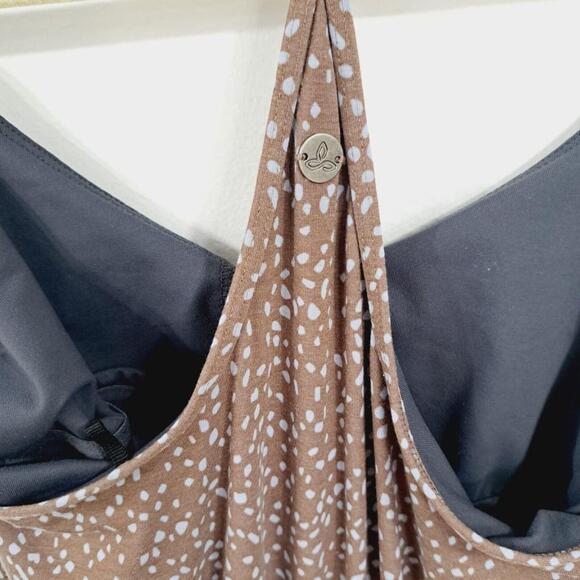 🎈SO COMFORTABLE! prAna XS Built In Bra V-Neck Spaghetti Strap Dress - Picture 5 of 10